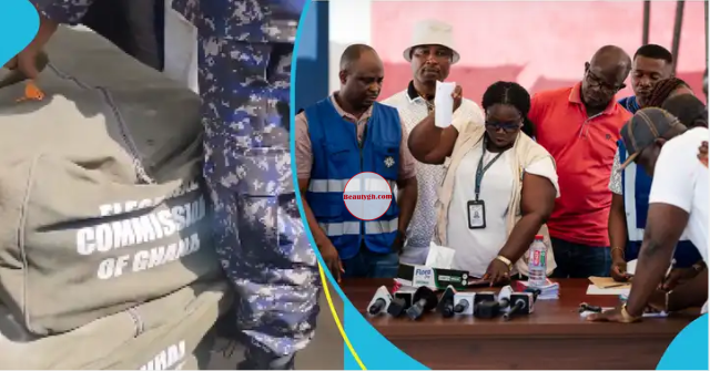 Ghana Police Service Assures safety of Electoral Bag Materials after Broken Seal